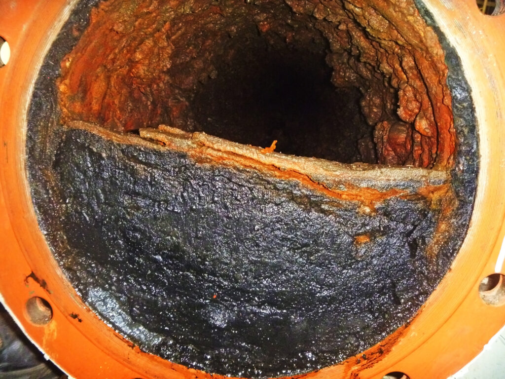 Sedimentation,Of,Scale,Calcium,Carbonate,,Sludge,And,Corrosion,Products,In