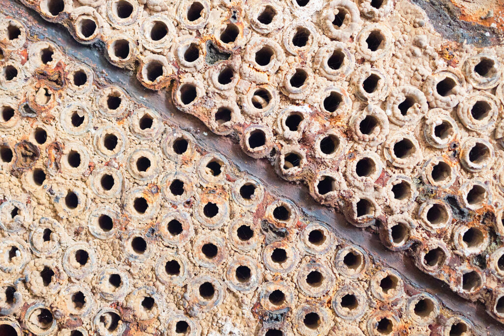 Tube,Sheet,Plate,Of,Heat,Exchanger,Or,Boiler,Closeup,Texture
