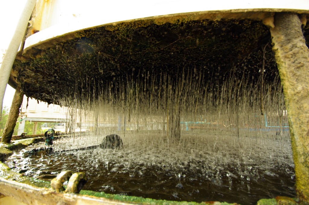Inside,Cooling,Tower