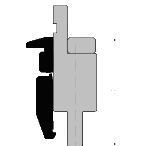 PUNCH SWING ADJUSTABLE ADAPTER H100 L150 mm